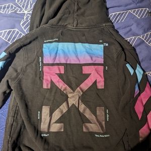 Off White SS19 Diagonal Split Hoodie